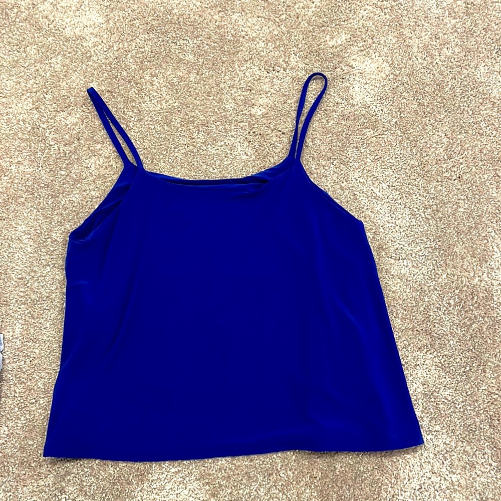 Cheryl Kids Creations blue Cami top 85% Nylon, 15% Lycra